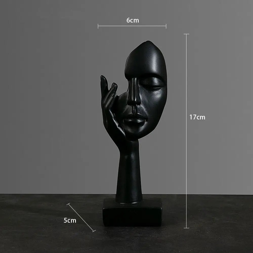 Rynx | NordicMuse Abstract Face Sculpture