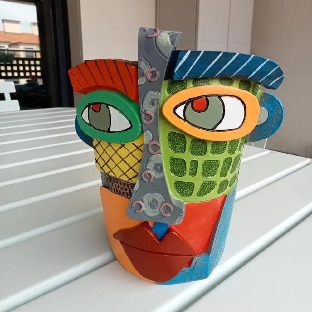 Rynx | Abstract Face Flower Pot