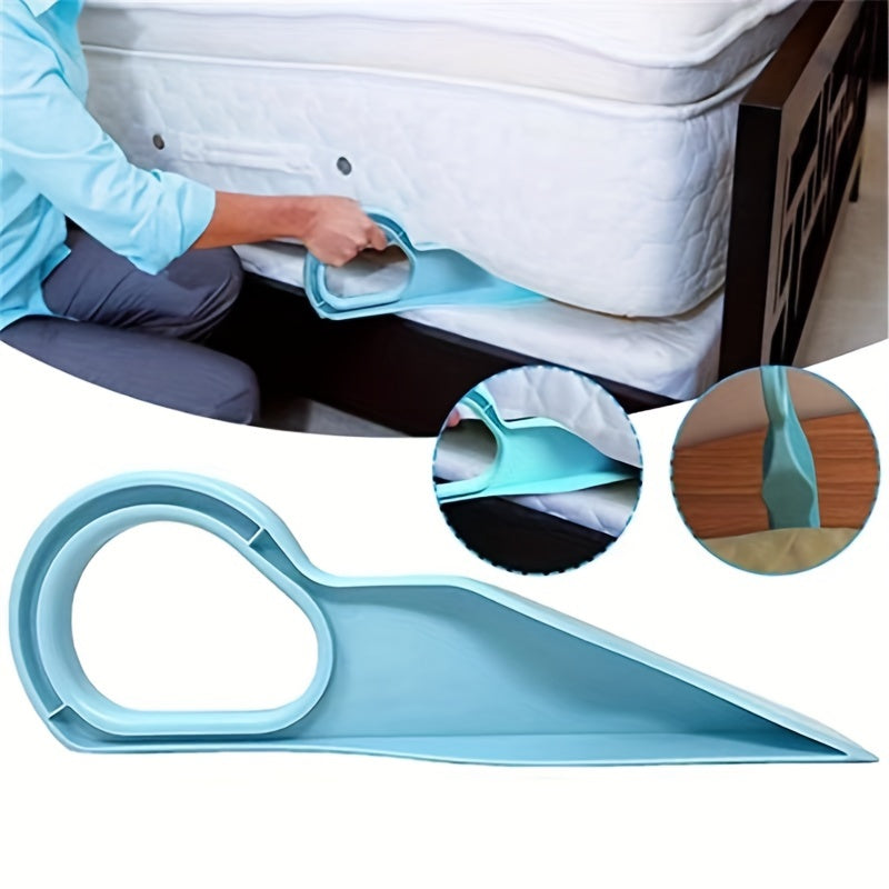 Rynx | 2 Pack Ergonomic Mattress Lifter Tool for Easy Bed Sheet Changing – Durable Polypropylene Sheet Fasteners with Arc Handle, Spot-Cleanable Bedding Assistant