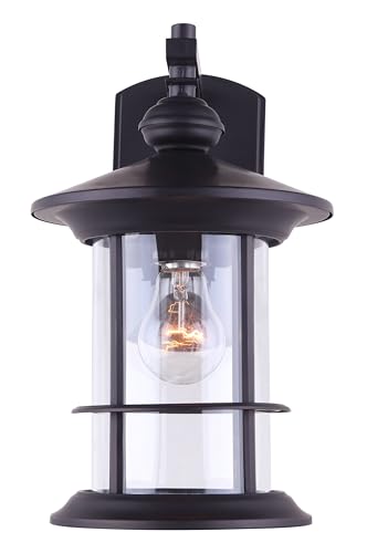 Rynx | Canarm Treehouse Outdoor Wall Lamp, Bronze Waterproof Light Source For Veranda & Terrace