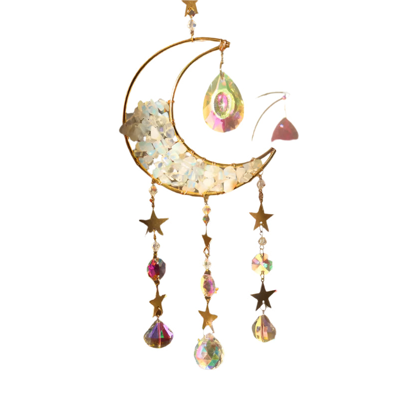 Rynx | LunaPrism Dreamcatcher – Enchanting Moonlight Decoration for Peaceful Spaces