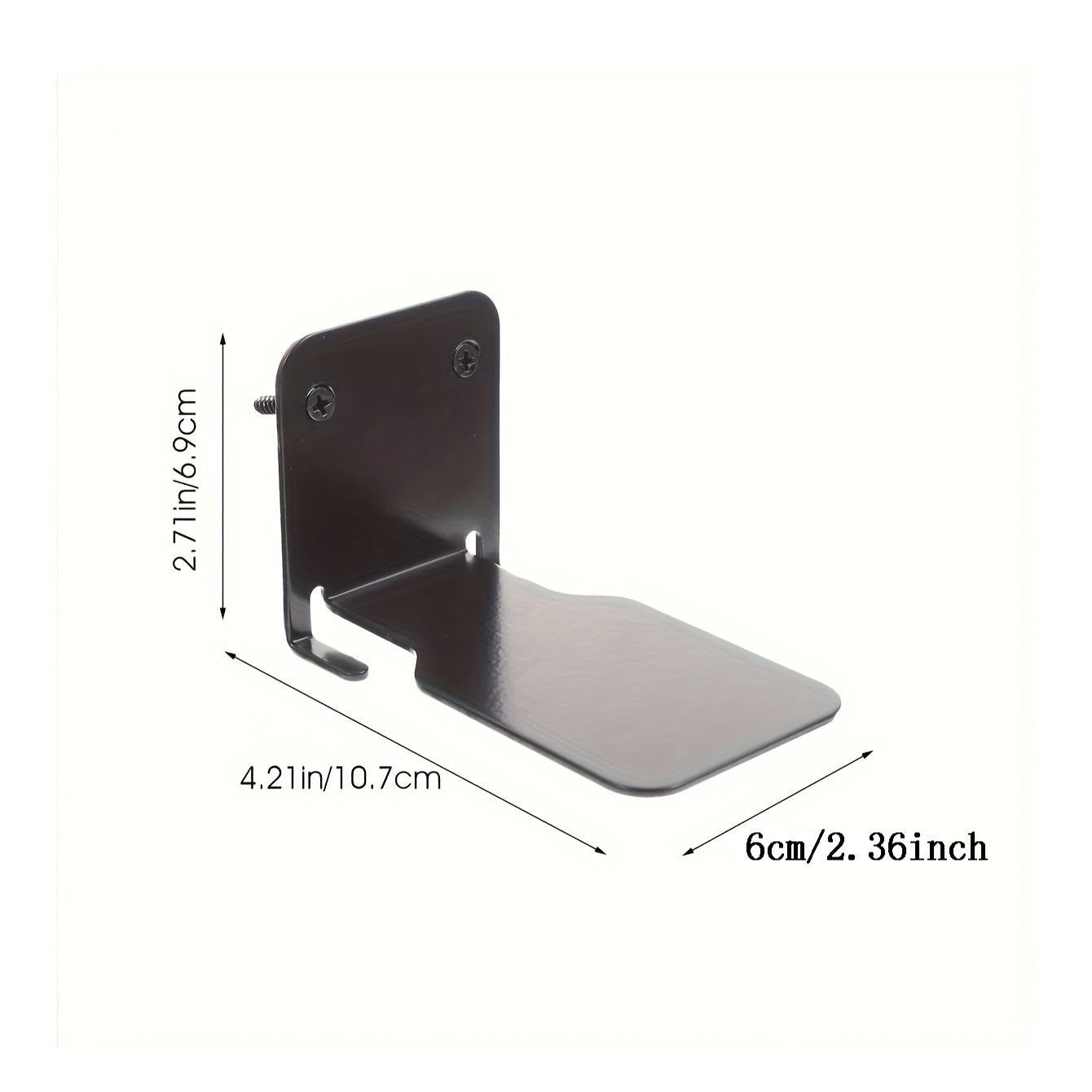 Rynx | MetalShelf - Metal Bookend Set - Functional and Sustainable Design for Office and Living Room