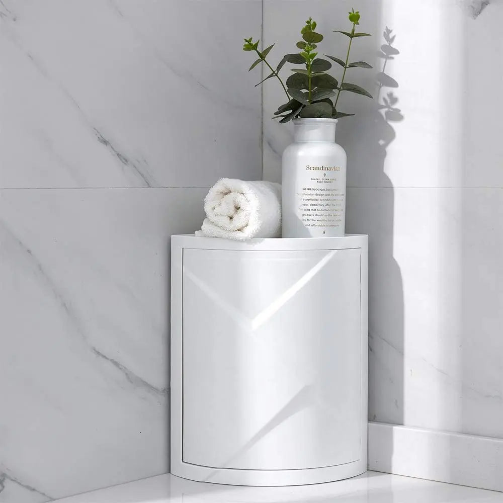 Rynx | 360° Redatable Corner Shelf – Space-Saving Organizer