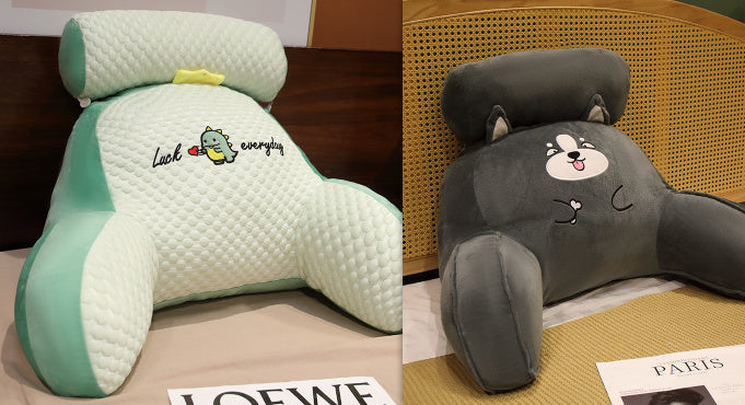 Rynx | Soft fluffy triangular reading pillow