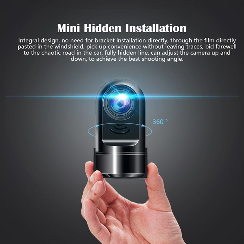 Rynx | 1080P HD 360° Rotating Mini ADAS Dashcam
