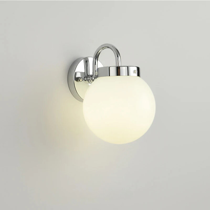 Rynx | ModernWall - Nordic LED Wall Lamp with Glass Dome for Atmospheric Indoor Lighting