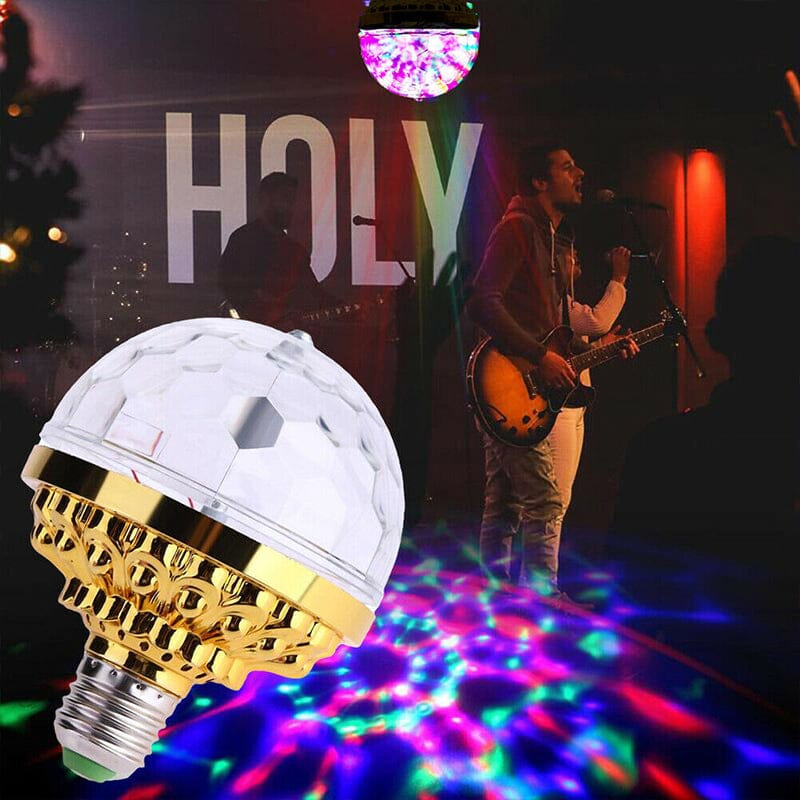 Rynx | LED Disco Ball Colorful Rotating Light Bulb