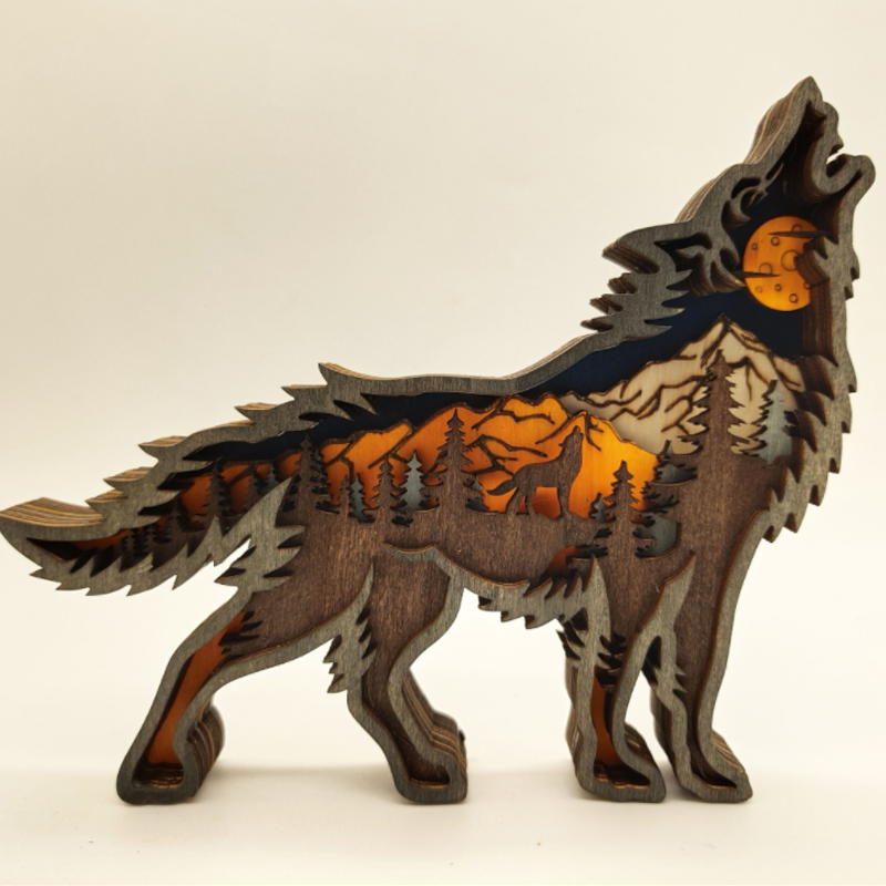 Rynx | 3d Creative Wood Animal Carving Craft Gift