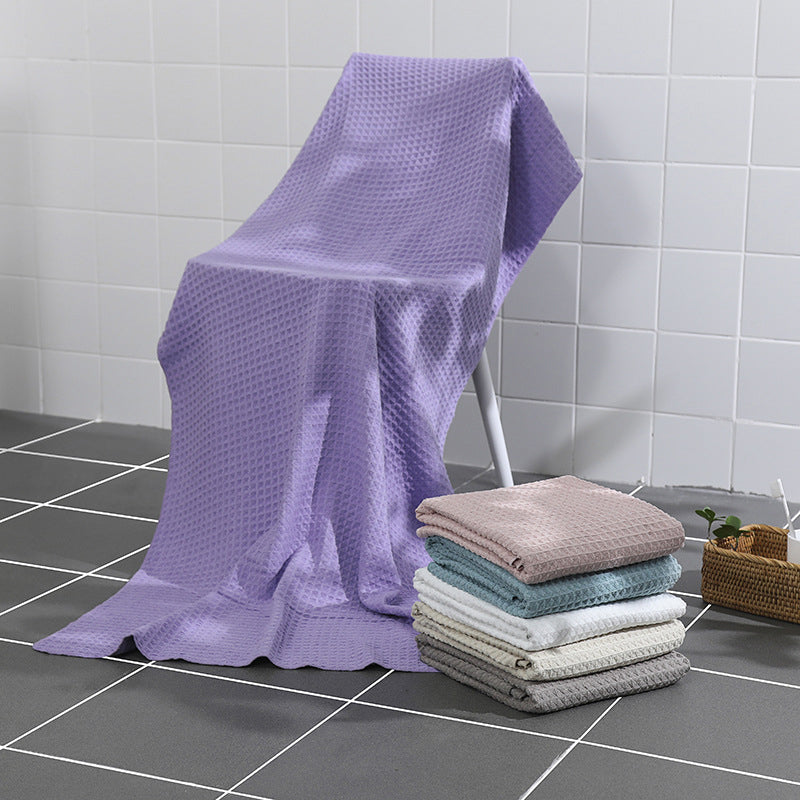 Rynx | Super absorbent breathable antibacterial waffle bath towel