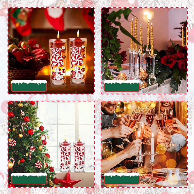 Rynx | Crystal bottom water pearl/Cute Christmas vase filling decoration