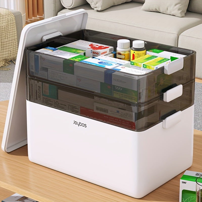 Rynx | Joybos 3-layer medicine organizer – Waterproof stackable storage box