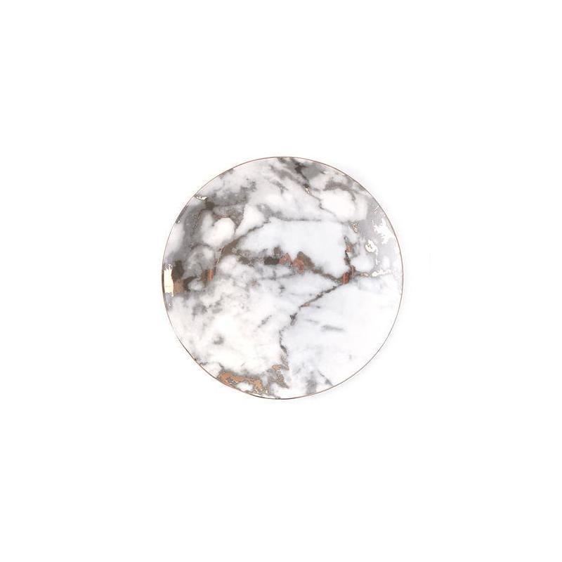 Rynx | 8/10 Inch Marble Ceramic Dinner Plates