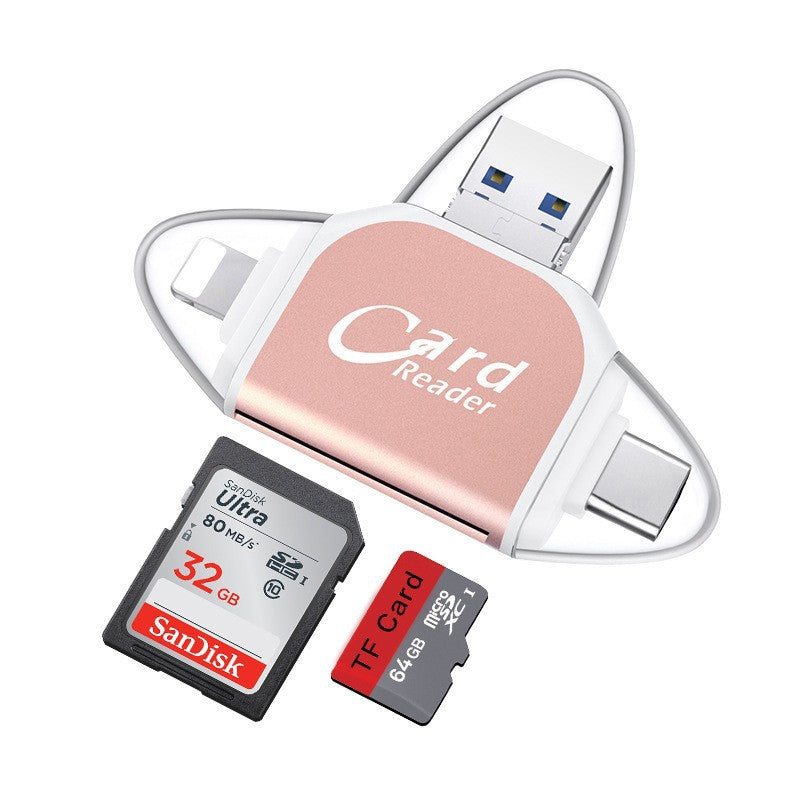 RYNX | Multi-Port 4 in 1 universal SD TF card reader