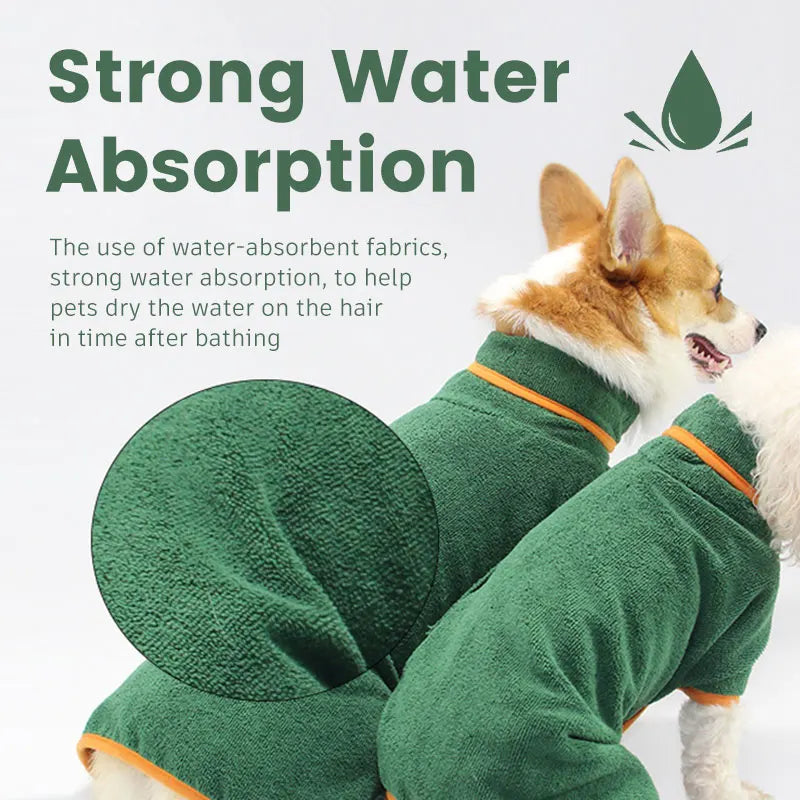 Rynx | Dog Microfiber Bathrobe Towel