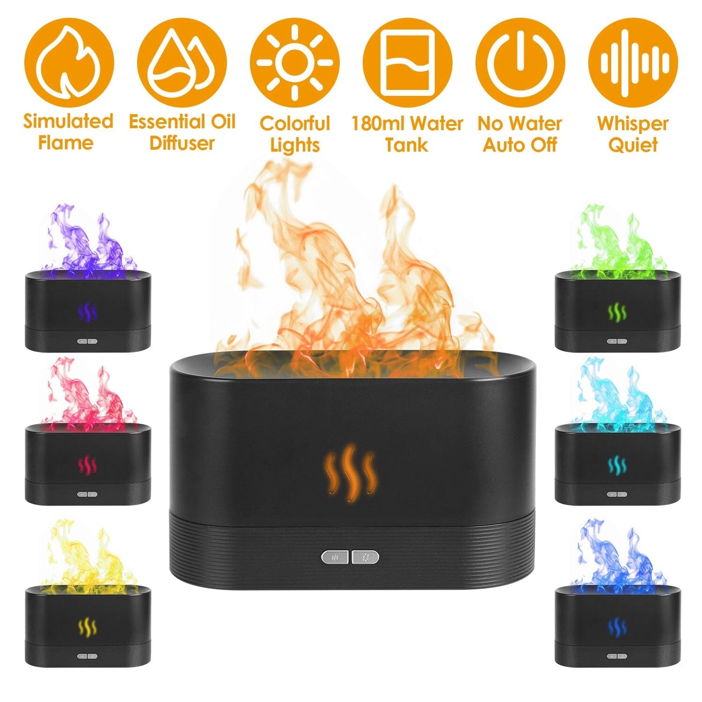 Rynx | 3D Flame Humidifier