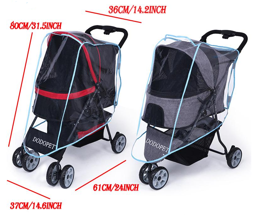 RYNX | Stroller rain and wind protection for cats and dogs 2 Style