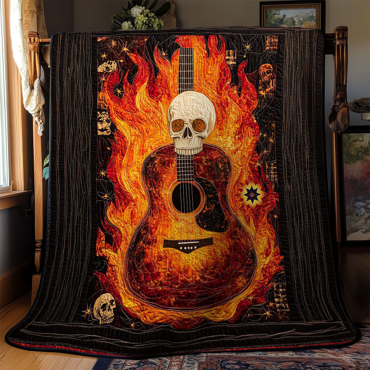 Rynx | Inferno Guitar Quilt