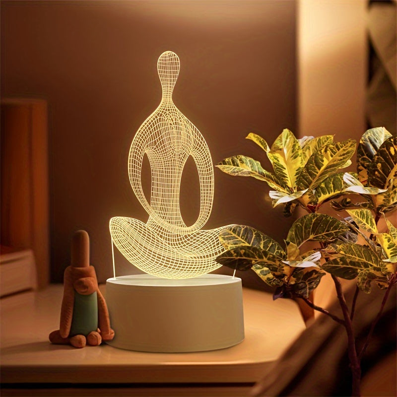 Rynx | ZenLight - 3D Yoga Night Lamp with USB Connection