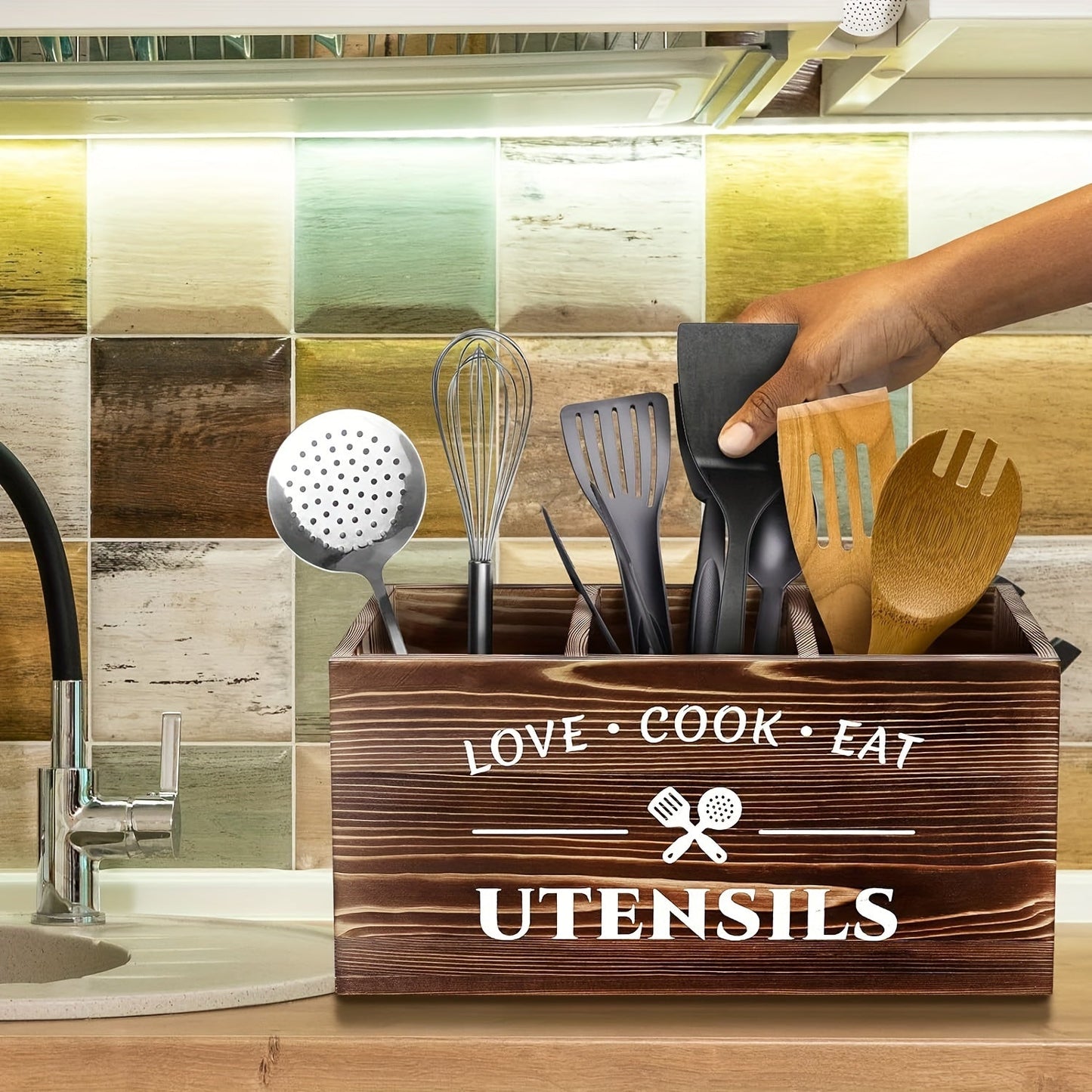 Rynx | Three Tableware Storage Box – With Space for Kitchen, Bedroom, and Office
