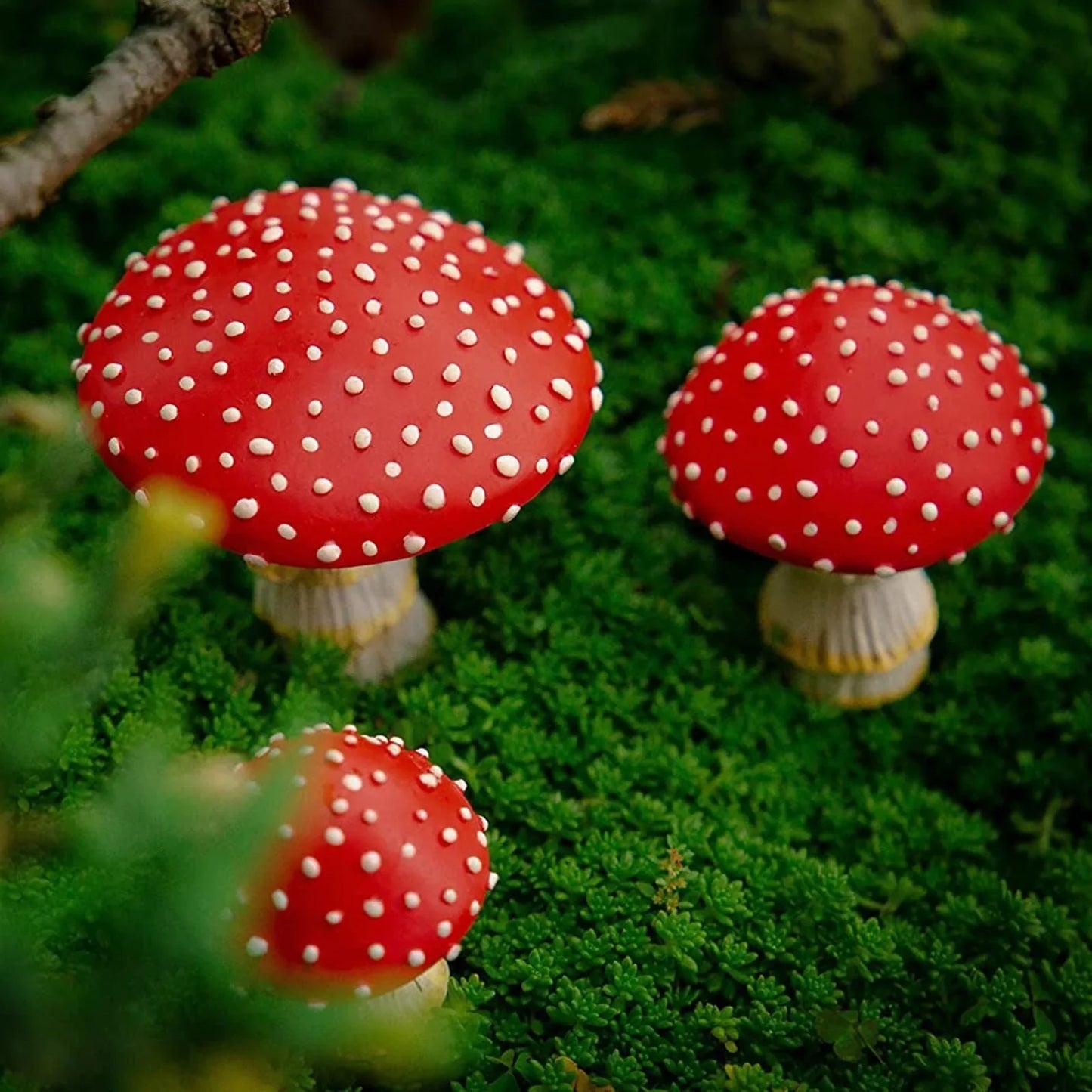Rynx | 3pcs Fairy Mini Mushroom Solar Lights