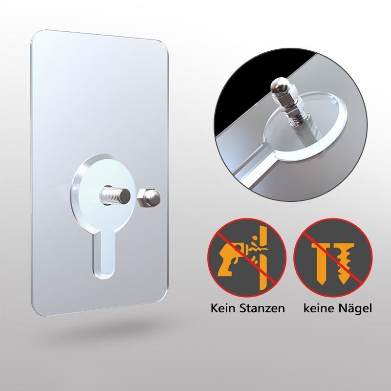 Rynx | Transparent Screw Hooks, 10 Pieces