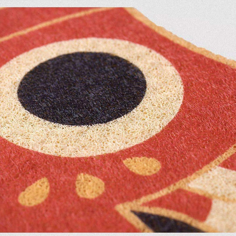 Rynx | Red and Yellow Koi Fish PVC Entrance Mat