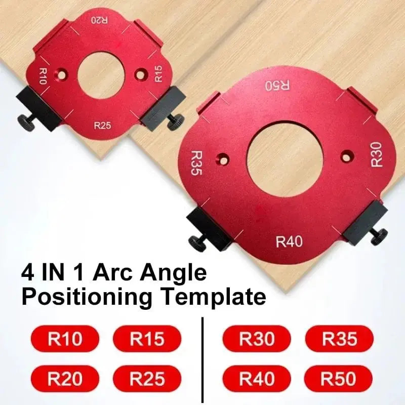Rynx | 4-in-1 Aluminum Rounding Template – precise corner rounding