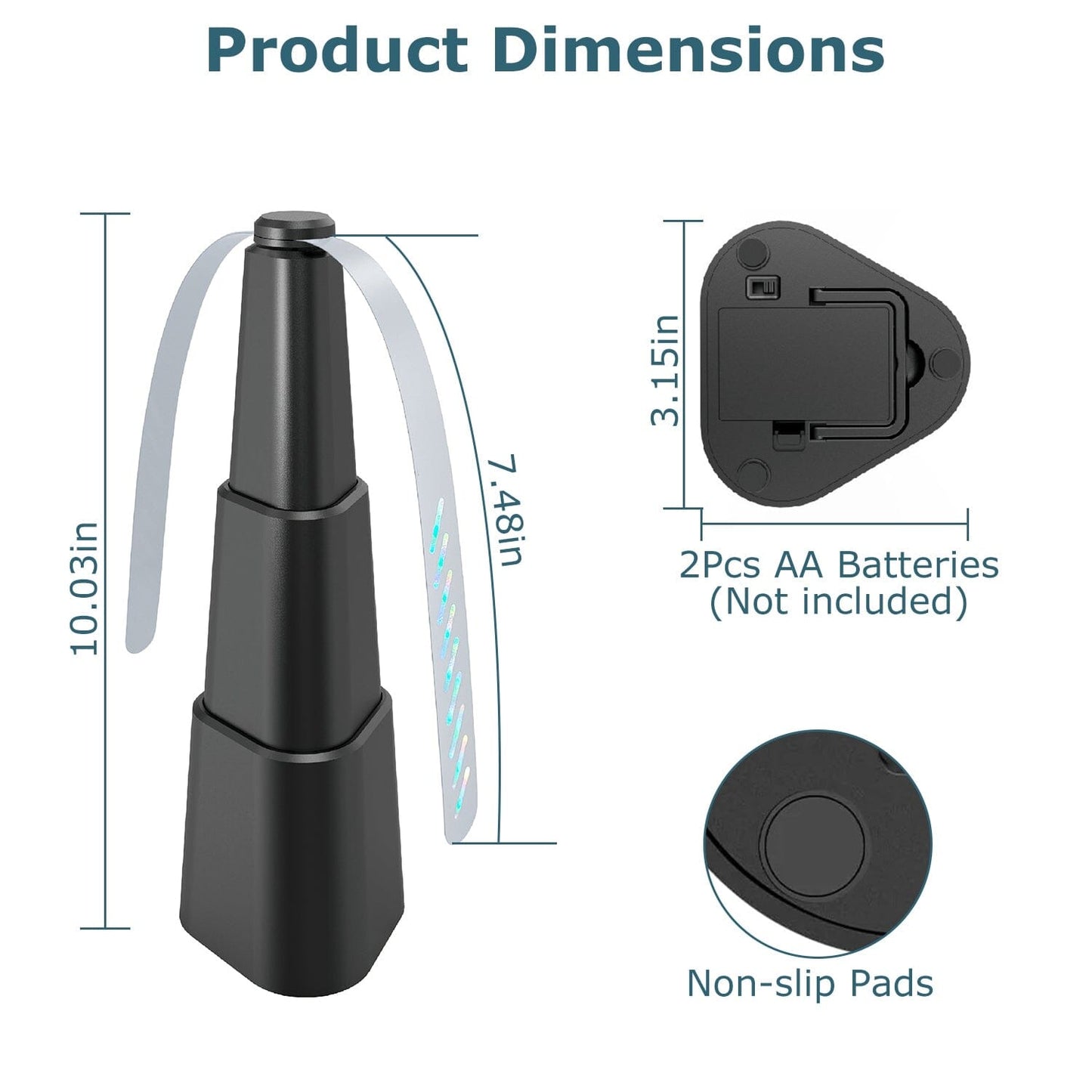 Rynx | 4-Piece: Fly Repellent Fan Table Battery Operated Insect Repellent