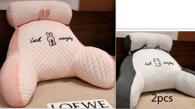 Rynx | Soft fluffy triangular reading pillow