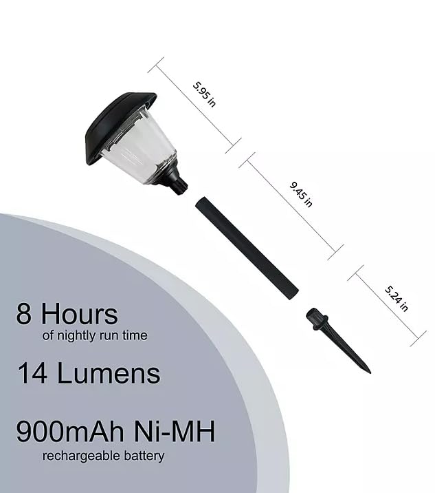Rynx | Member'S Mark 4-piece LED solar light - Matte black stainless steel outdoor lighting