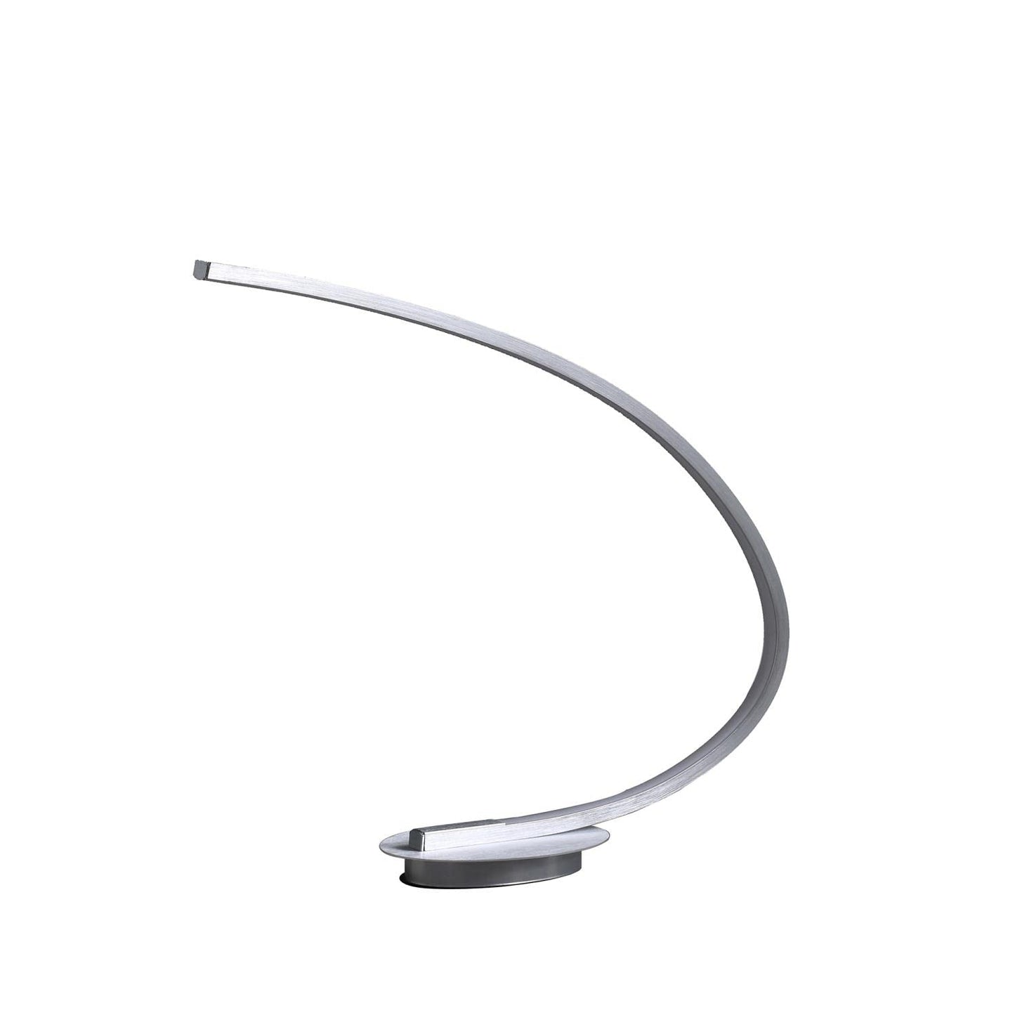 Rynx | Ore International 16-Inch Eli Brushed Nickel LED Arch Tube Table Lamp