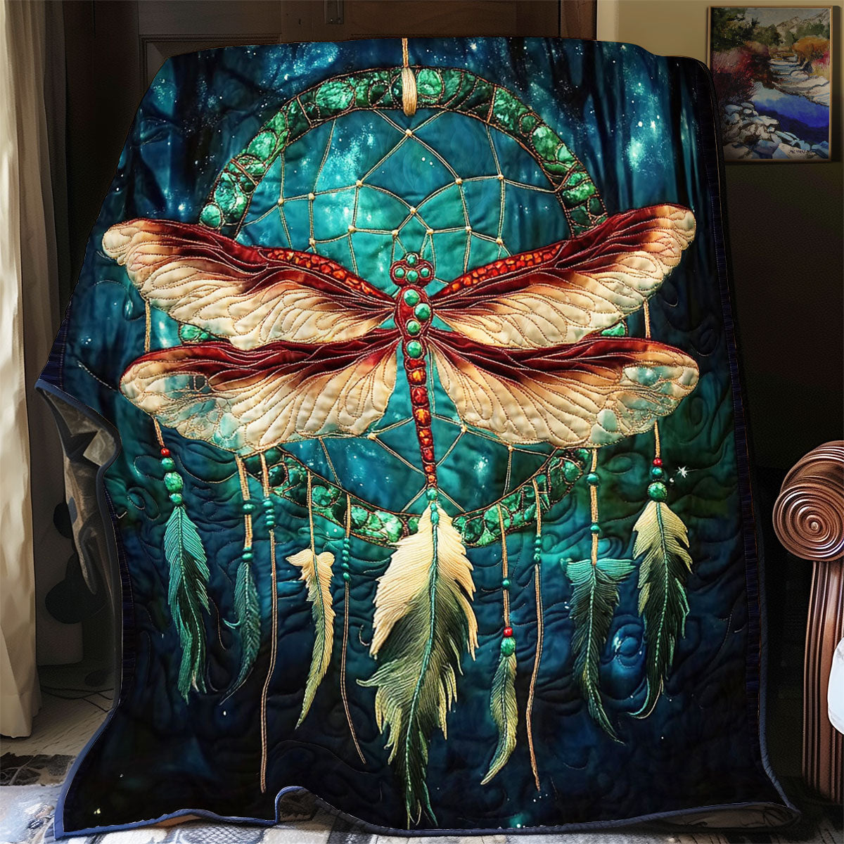 Rynx | Dreamcatcher Dragonfly Blanket