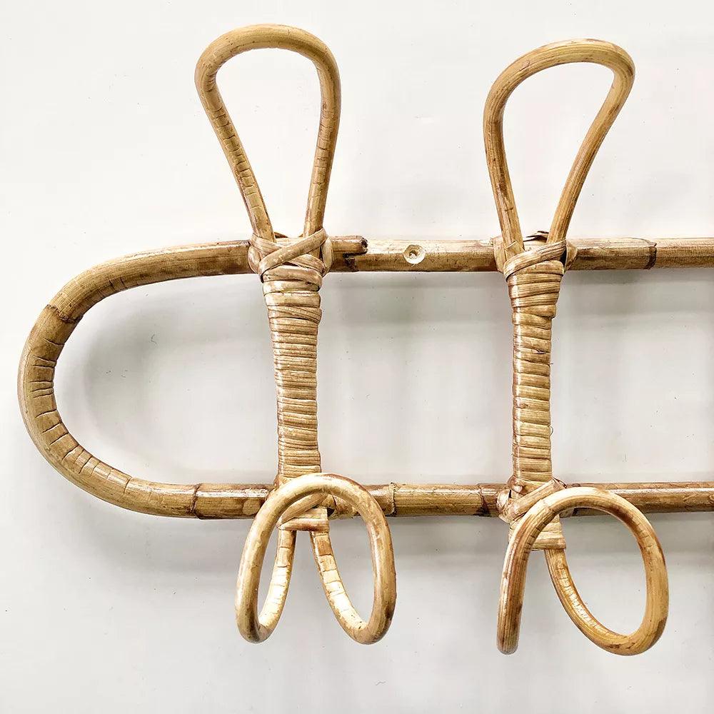 Rynx | Playful rattan wall hook for playful children's rooms