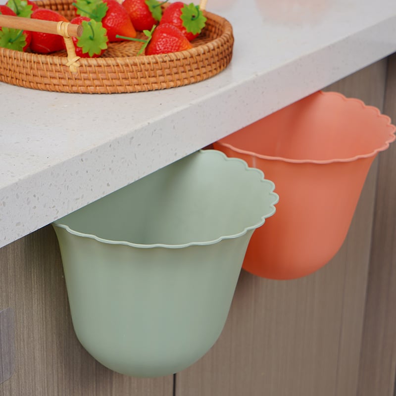 Rynx | Hanging Trash Can – Space-Saving Kitchen Bin with Clip Design