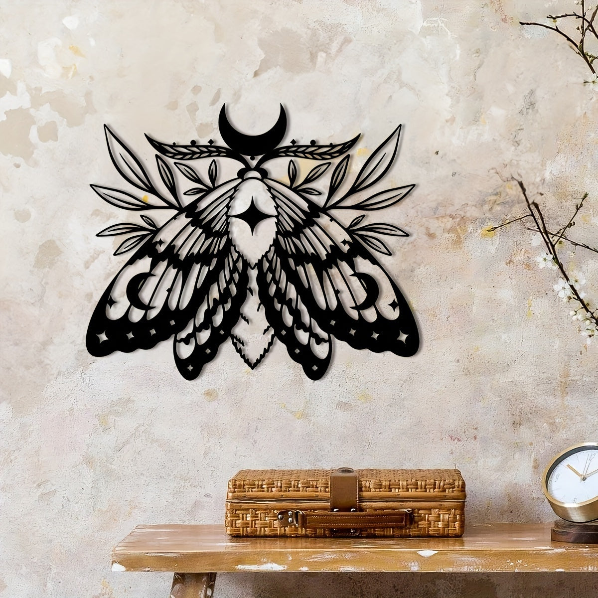 Rynx | LunaMoth - Bohemian Metal Wall Art