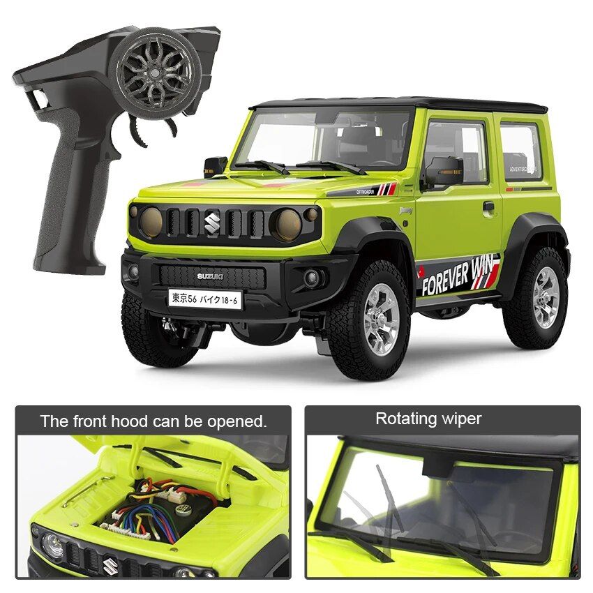 Rynx | 1/16 Scale Pro RC Crawler with Simulation Light, Sound, and Smoke System