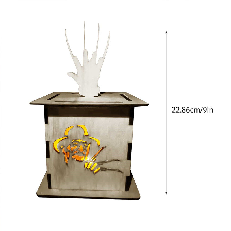 Rynx | Horror figure Jack Lantern wood decoration