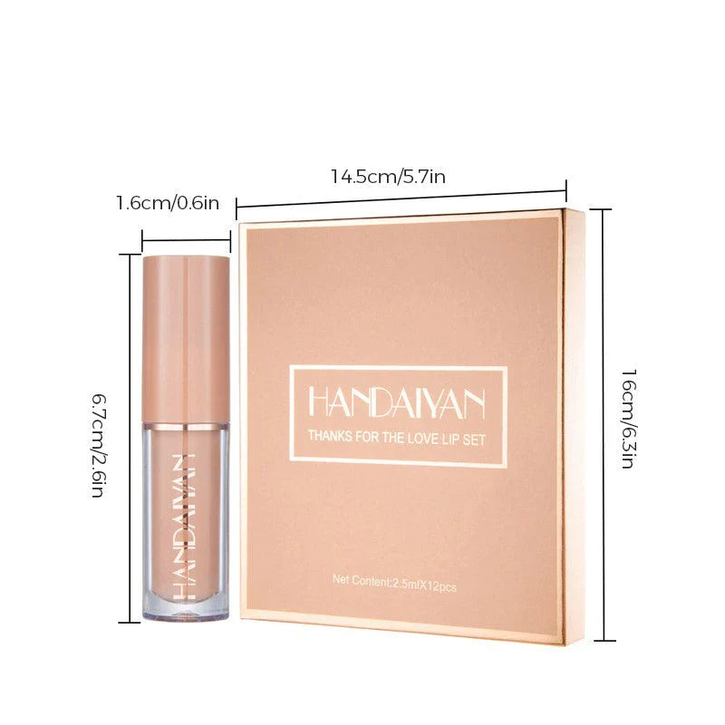 Rynx | 12-color Liquid Lipstick Set