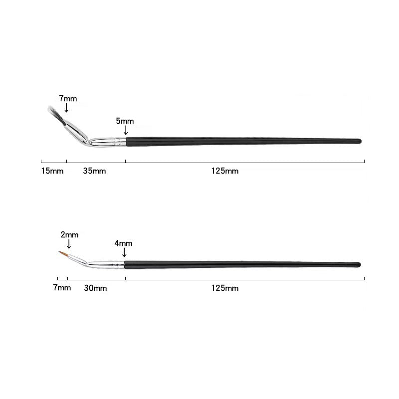 Rynx | Angled mascara brush with wave cut