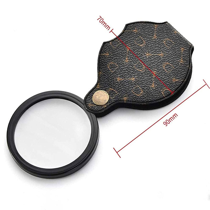Rynx | Leather Case Foldable Magnifying Glass