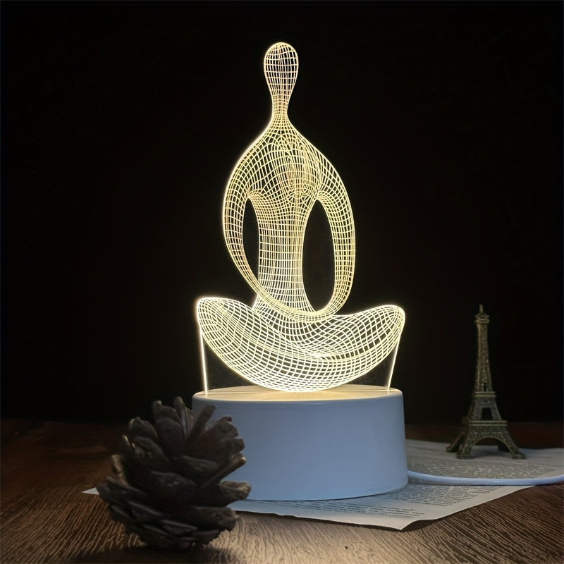 Rynx | ZenLight - 3D Yoga Night Lamp with USB Connection