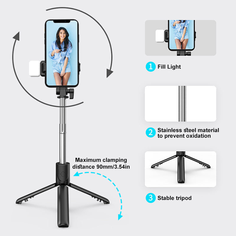 RYNX | 6-In-1-Wireless Bluetooth-Selfie-Stick