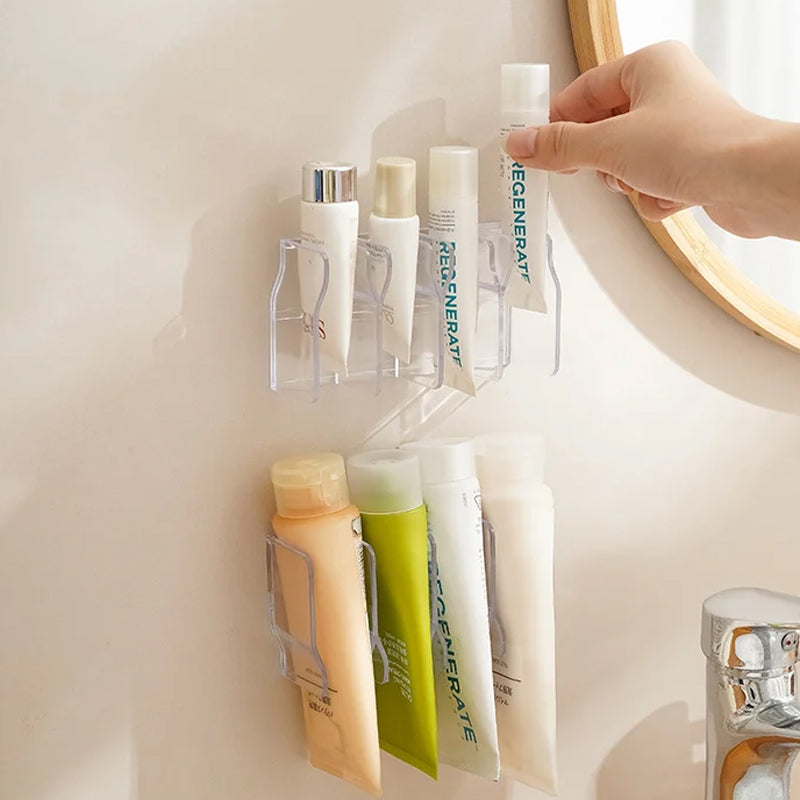 Rynx | Wall-mounted skincare organizer shelf for cleaning products