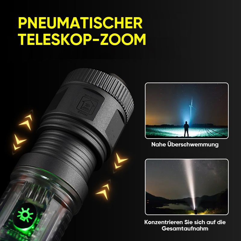 Rynx | Super bright laser zoomable flashlight with long range