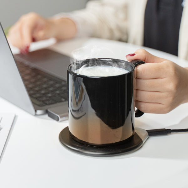 Rynx | InHeat 2-in-1 Mug Warmer & Wireless Charger