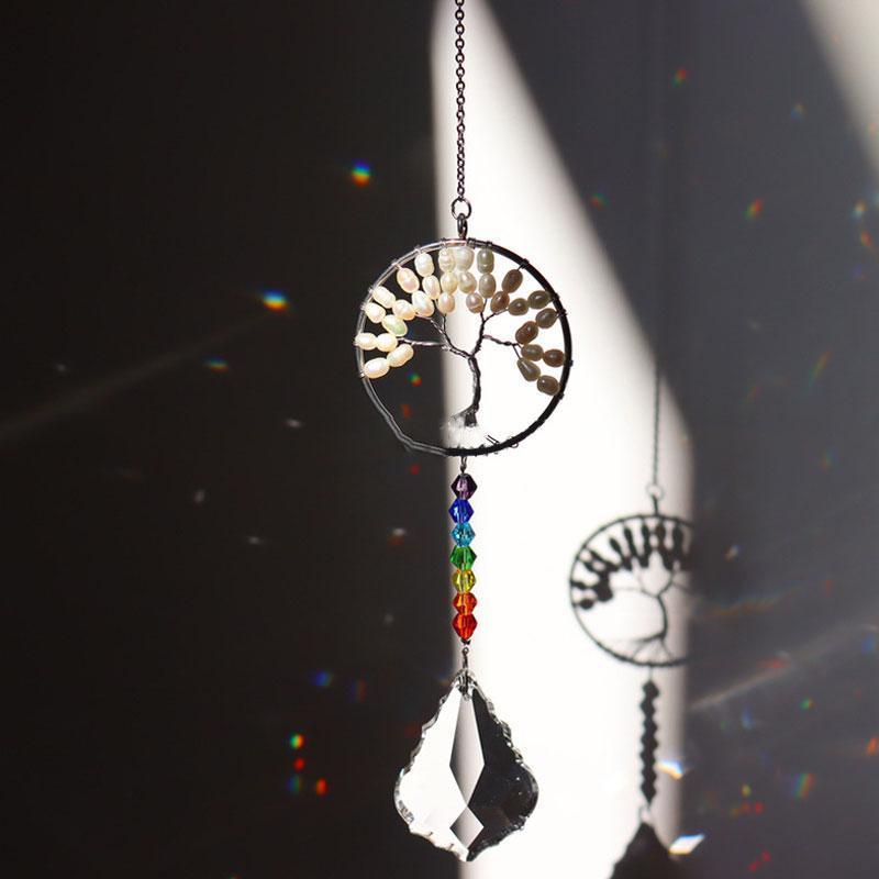 Rynx | Crystal Wind Chime Tree of Life Dreamcatcher