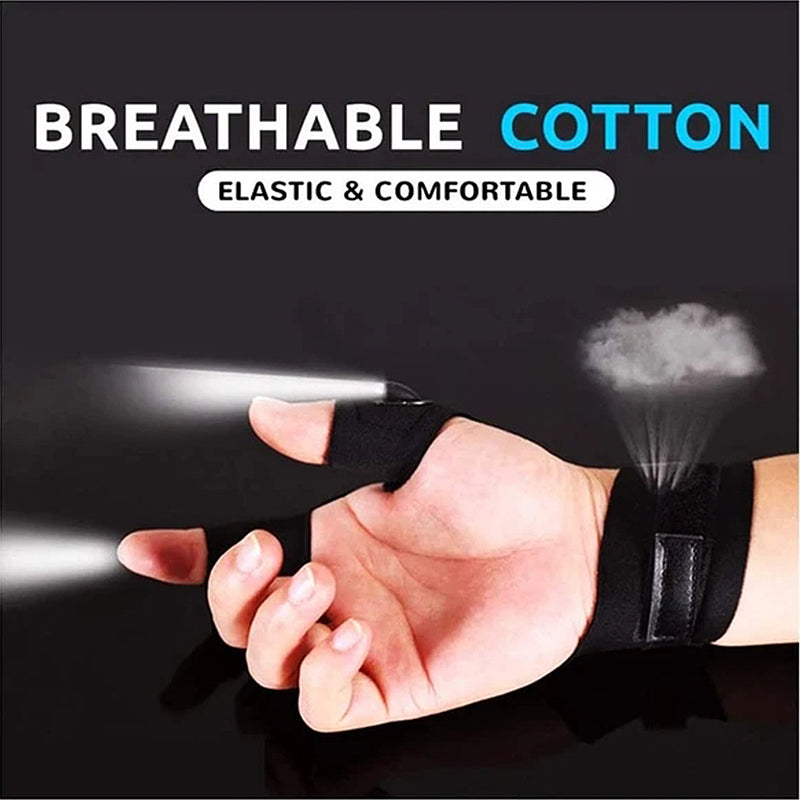 Rynx | Comfortable LED gloves with waterproof lights