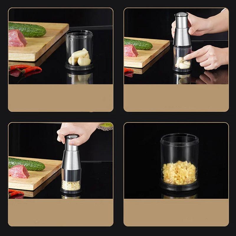 Rynx | Crushio - Effortless garlic press for quick and residue-free kitchen preparation