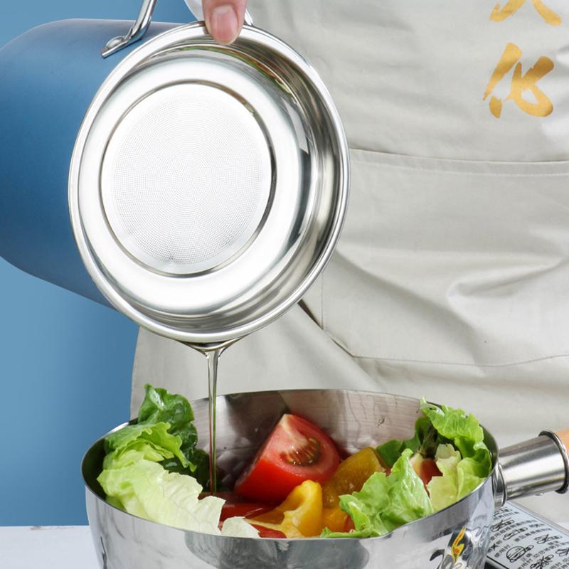 RYNX | Stainless Steel Oil Strainer Storage Can