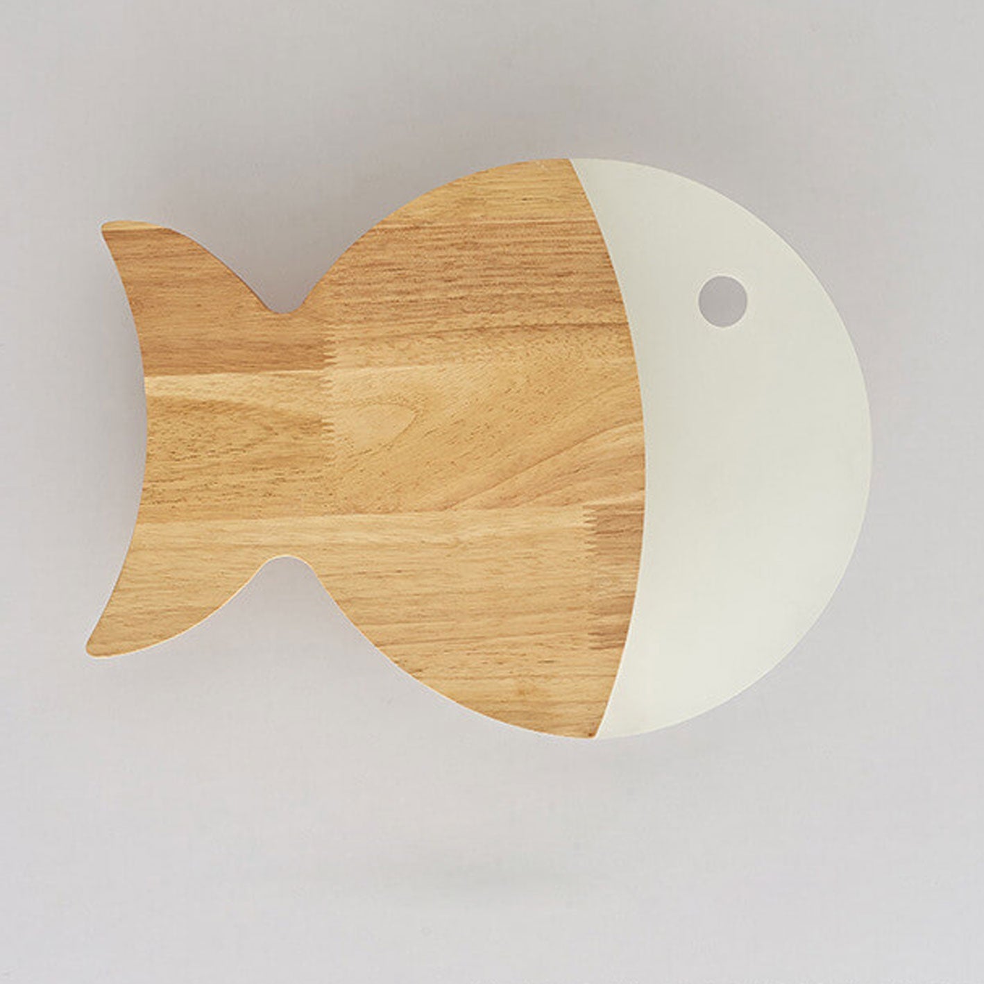 Rynx | Fynnora Nordic Wall Lamp | Oak & Acrylic | Minimalist Fish Design | LED Lighting
